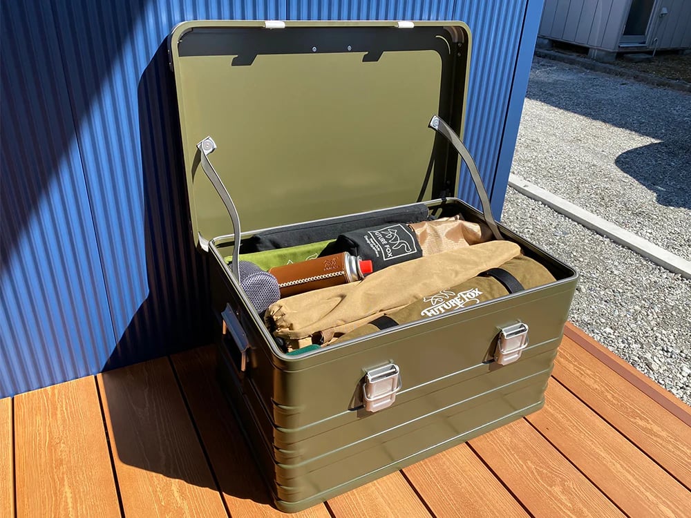 FUTURE FOX アルミ コンテナボックス 72L ブラック FUTURE FOX アルミ