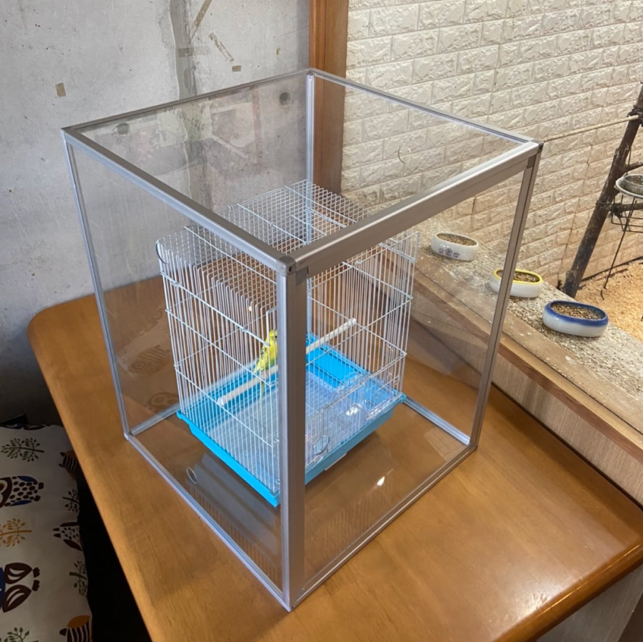 組立式アクリルバードケージ【 Lサイズ】 | みそらと工房