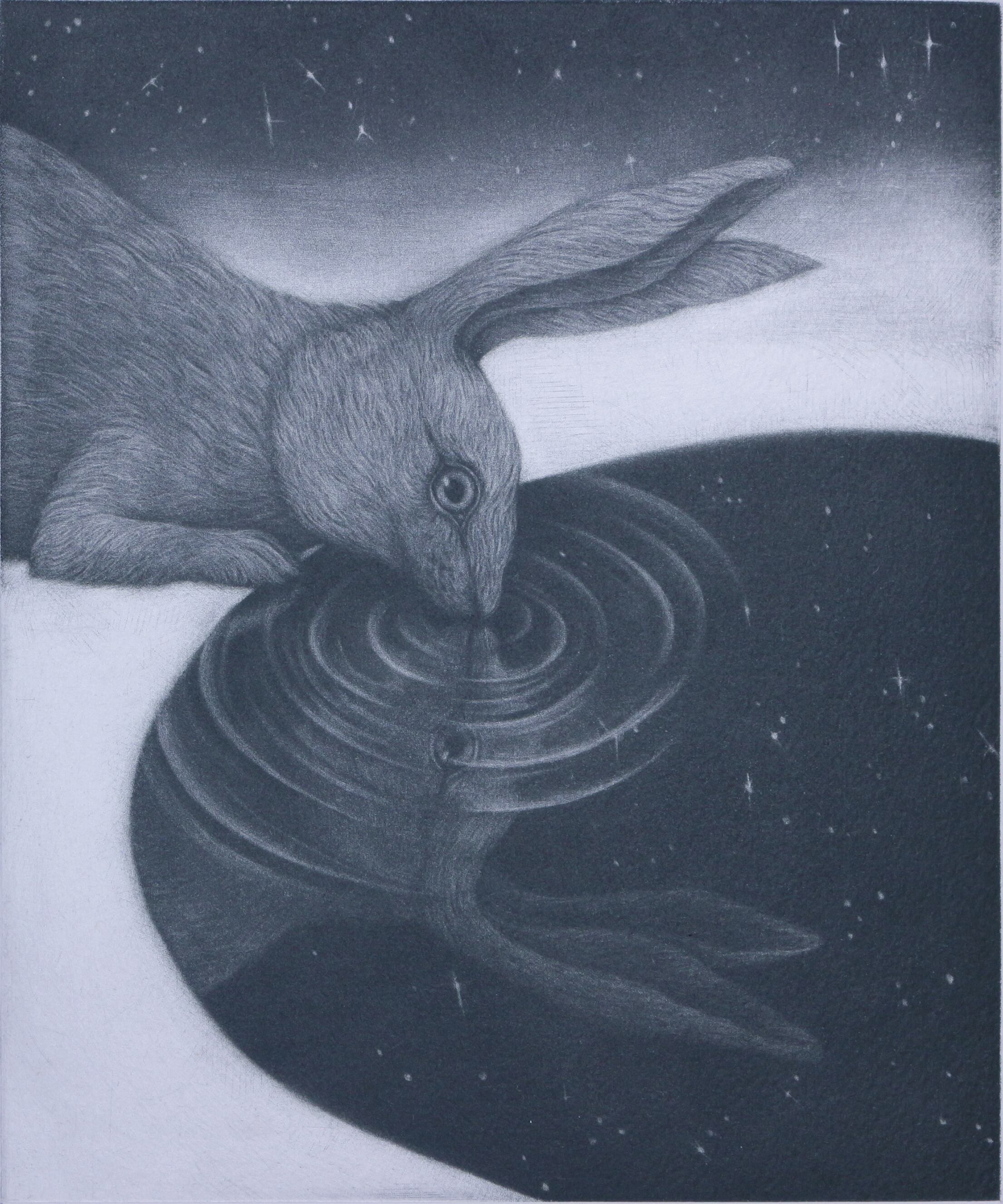 ミカオ MICAO 「ハーメルンの笛吹き」版画 絵画 ミカオ MICAO