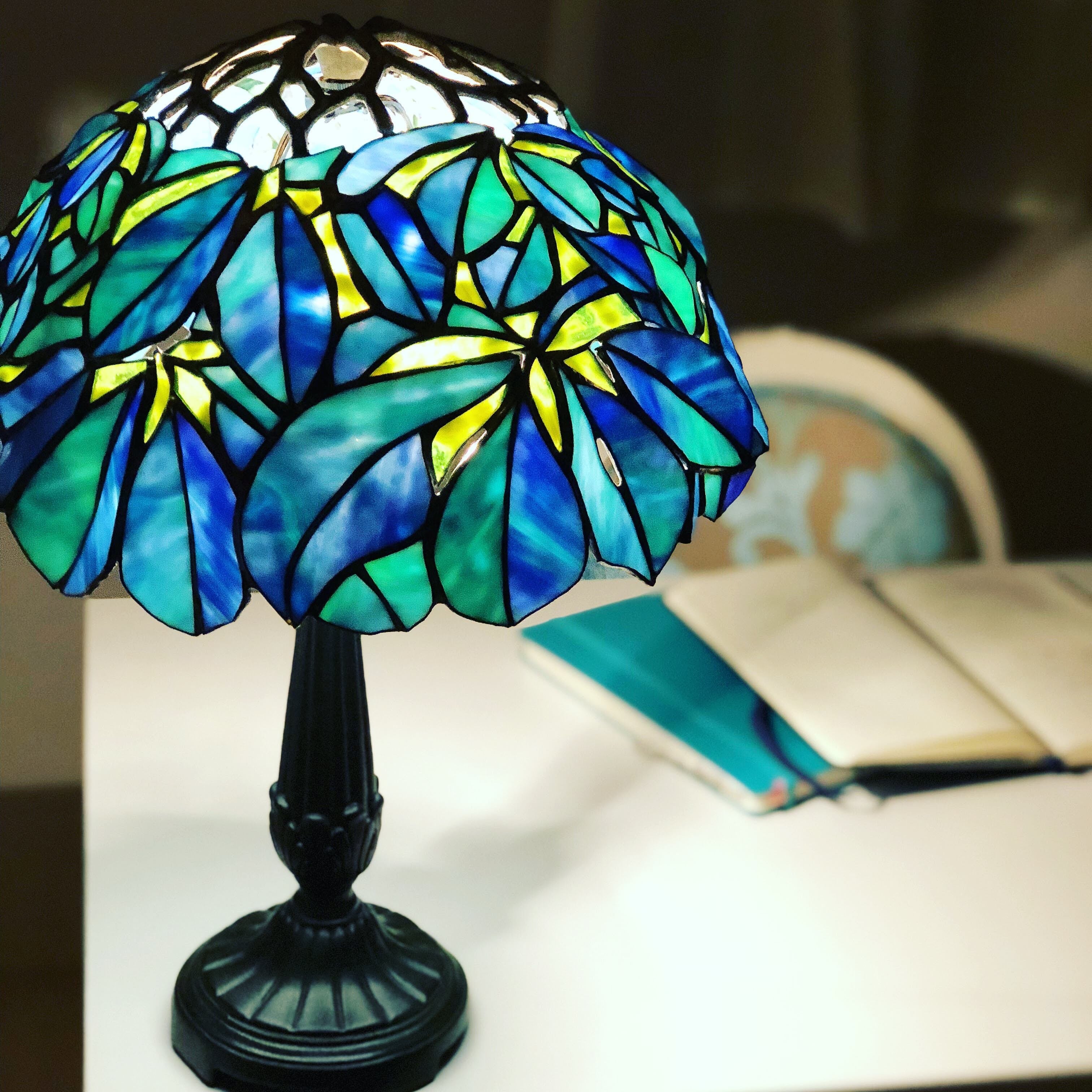 自然の風景 ステンドグラス グラスマスターズ ランドスケープ 円形