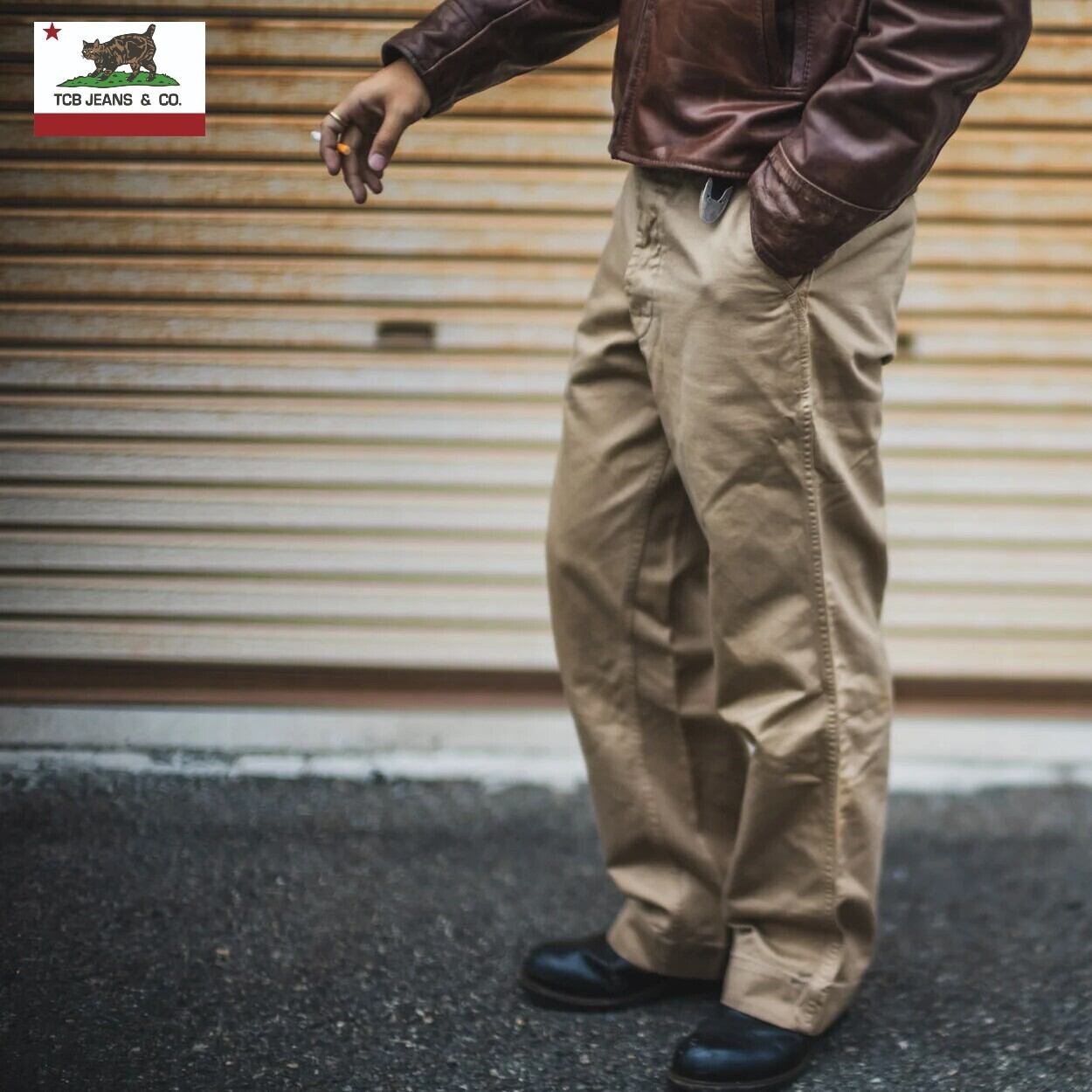 底値】TCB jeans Stay Gold Chino / 41 Khaki TCB jeans