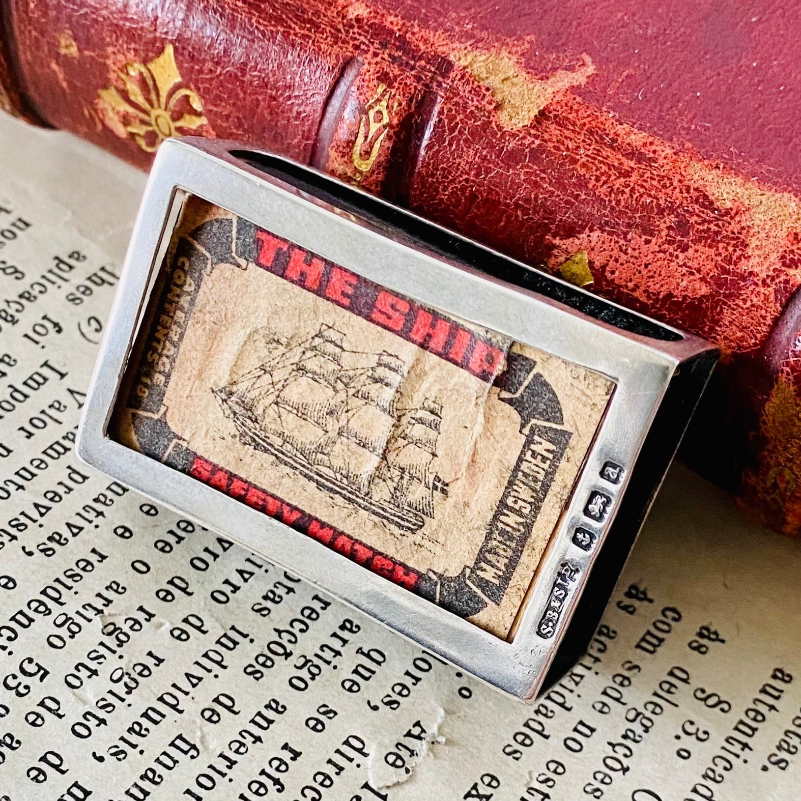 ☆1900年 英国 ☆アンティーク 純銀製 マッチケース | reoreohouse