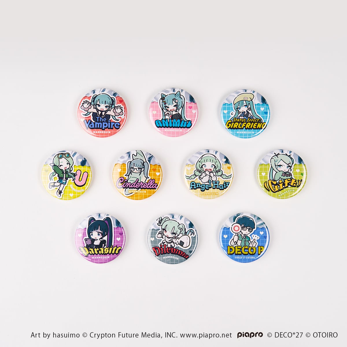 MANNEQUIN】ケサランパサラン 缶バッジ | OTOIRO ONLINE STORE