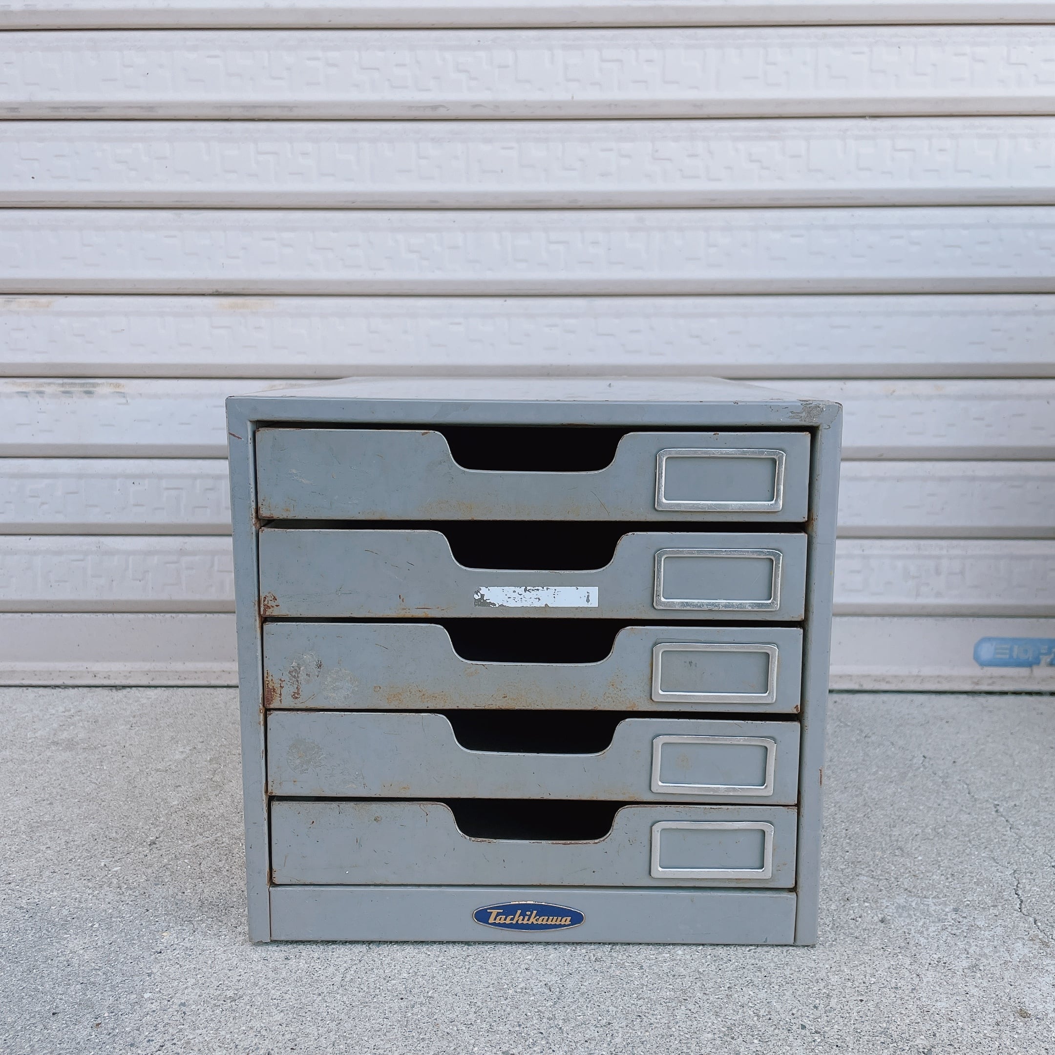 スチール レターケース 5段 シルバー 書類ケース 小引き出し | RETRO KANON