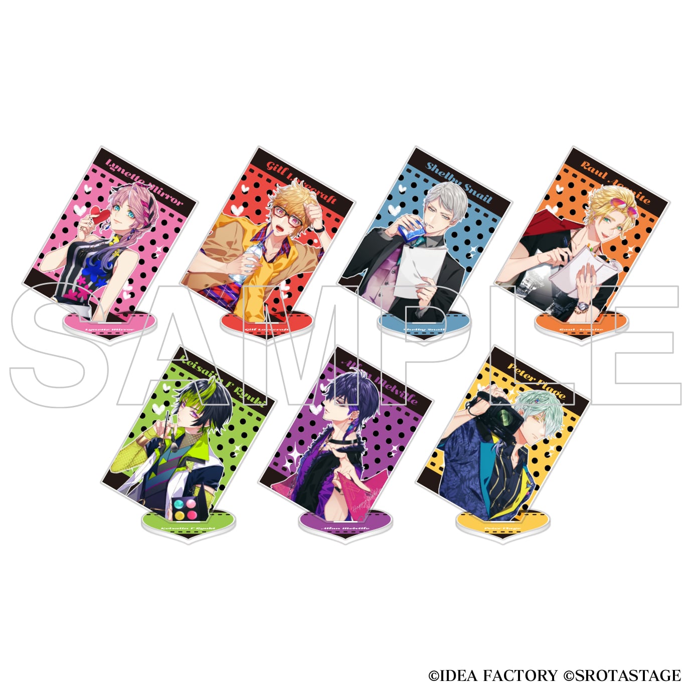 キュピステ】描きおろしアクリルスタンド（ランダム・全7種