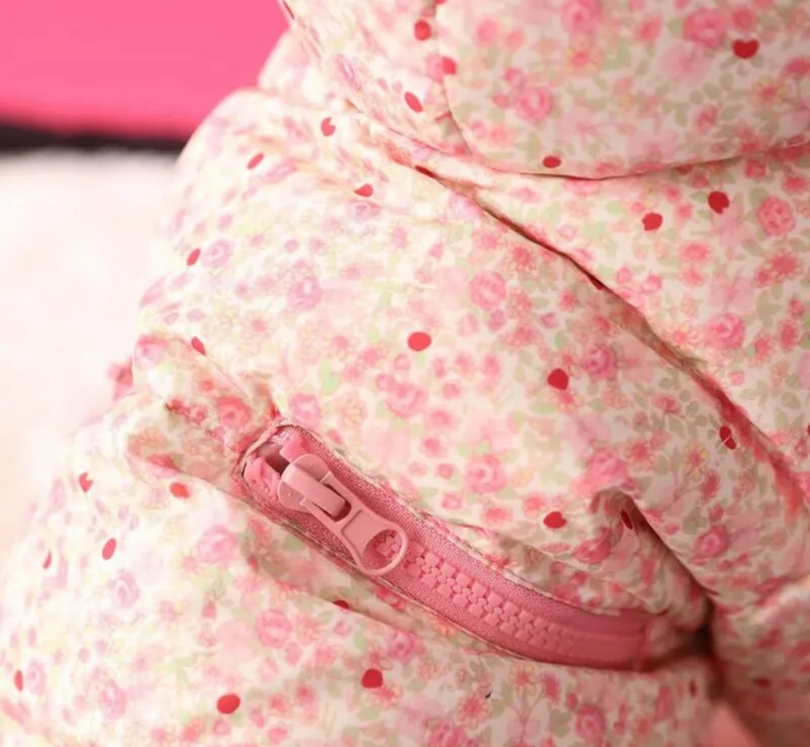 花柄ダウンコート | vivistore