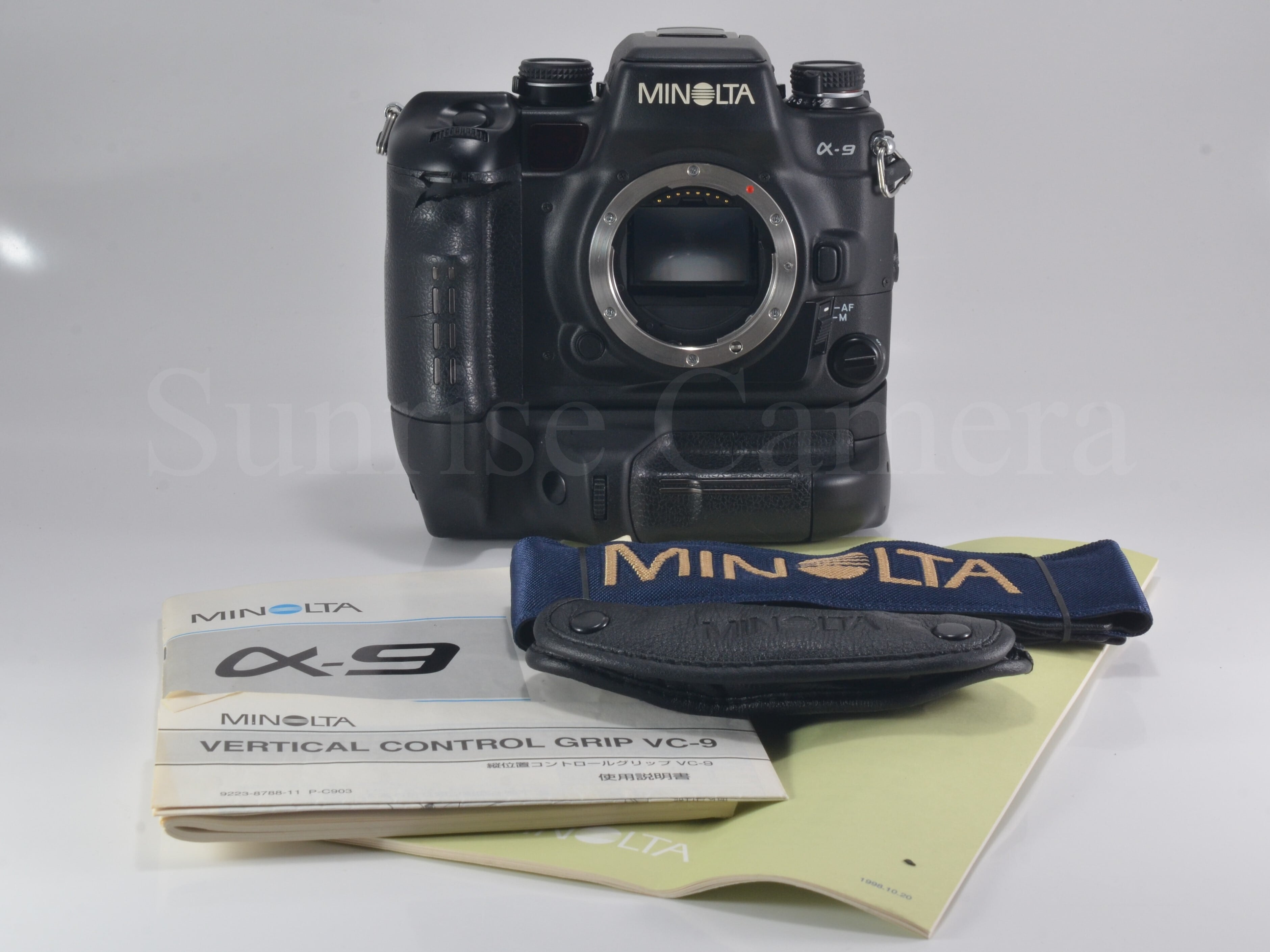 MINOLTA α-9 ボディ VC-9Mグリップ付 SSM未改造 ミノルタ (52863