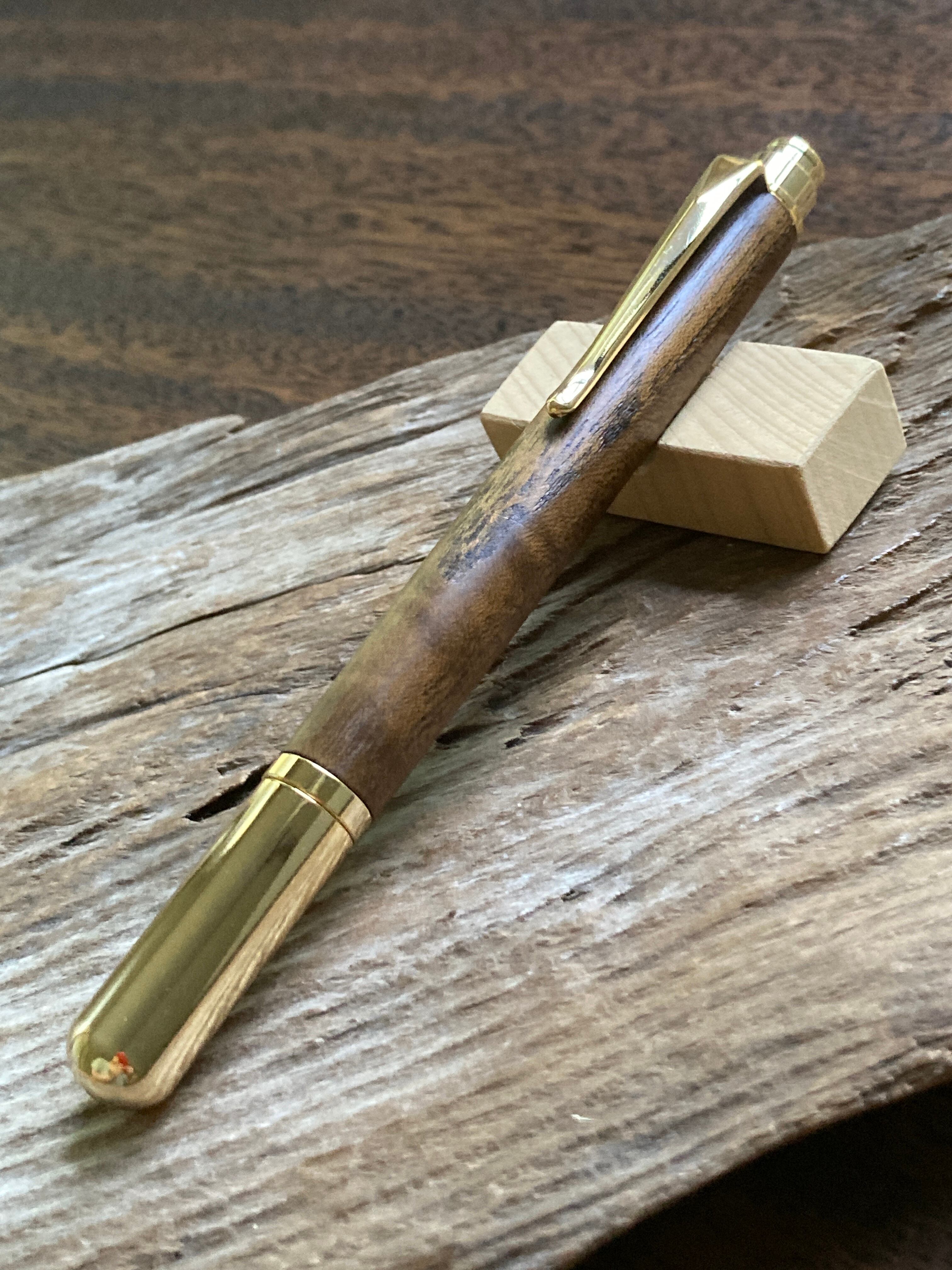 モンブラン 未使用！金運を引き寄せる黄金色！☆輝く総金張り稀少な