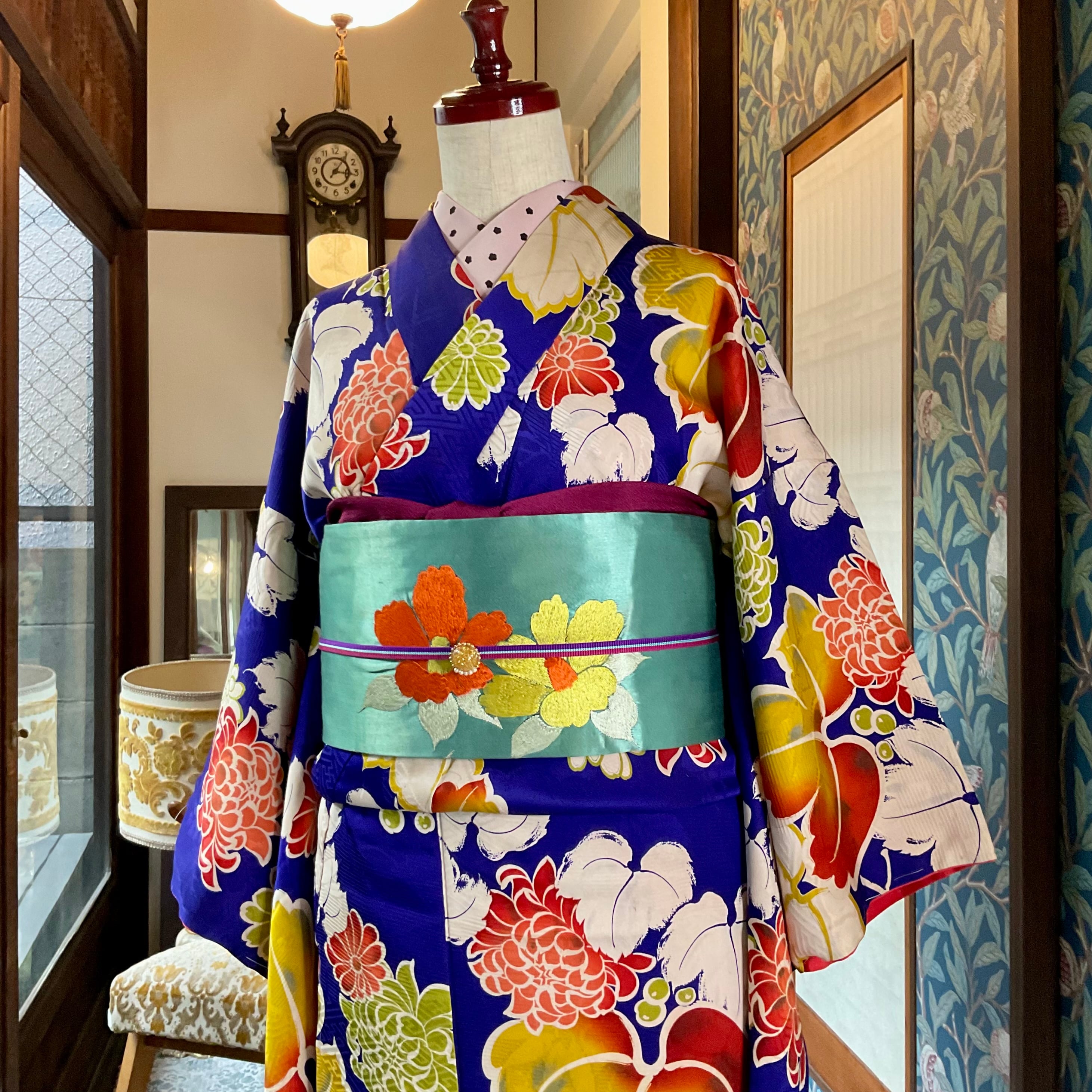 振袖フルセット レトロモダン 和風館 成人式 卒業式 和風館 振袖フルセット