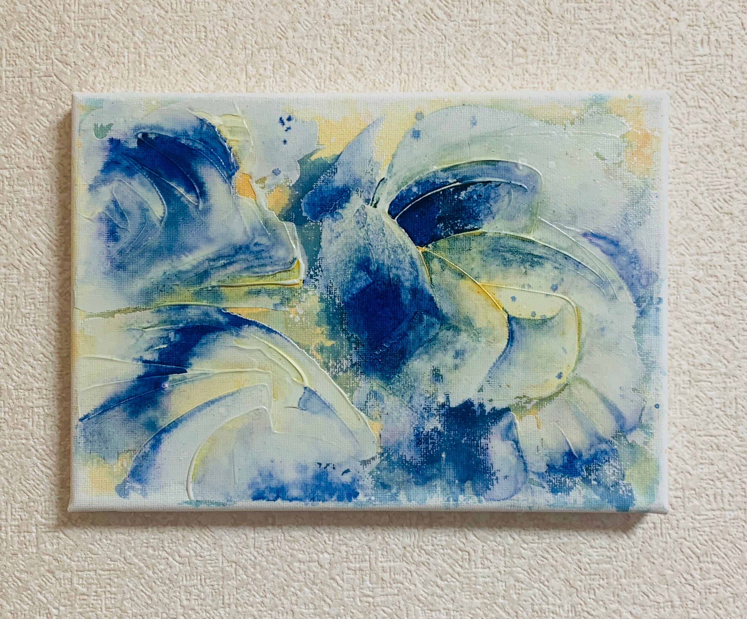 抽象的なパステル画 A4サイズ宙花 抽象的なパステル画 A4サイズ