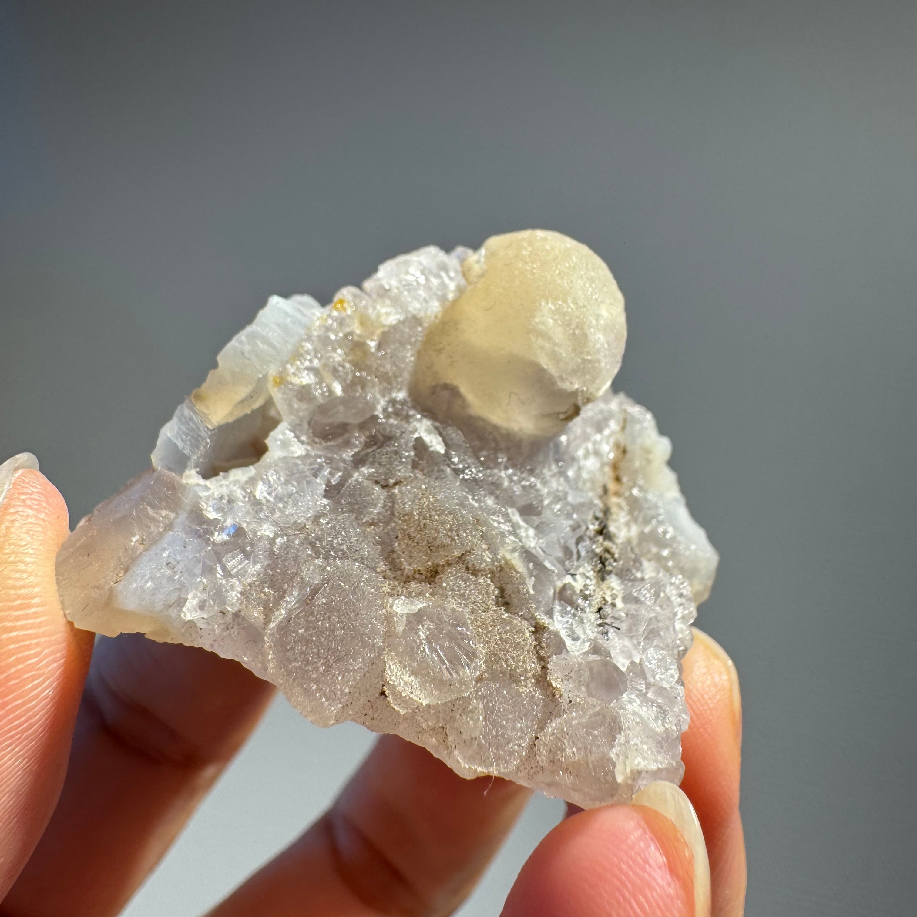 ポンデリングフローライト母岩付き＊ブドウ状蛍石原石＊251004＊天然石