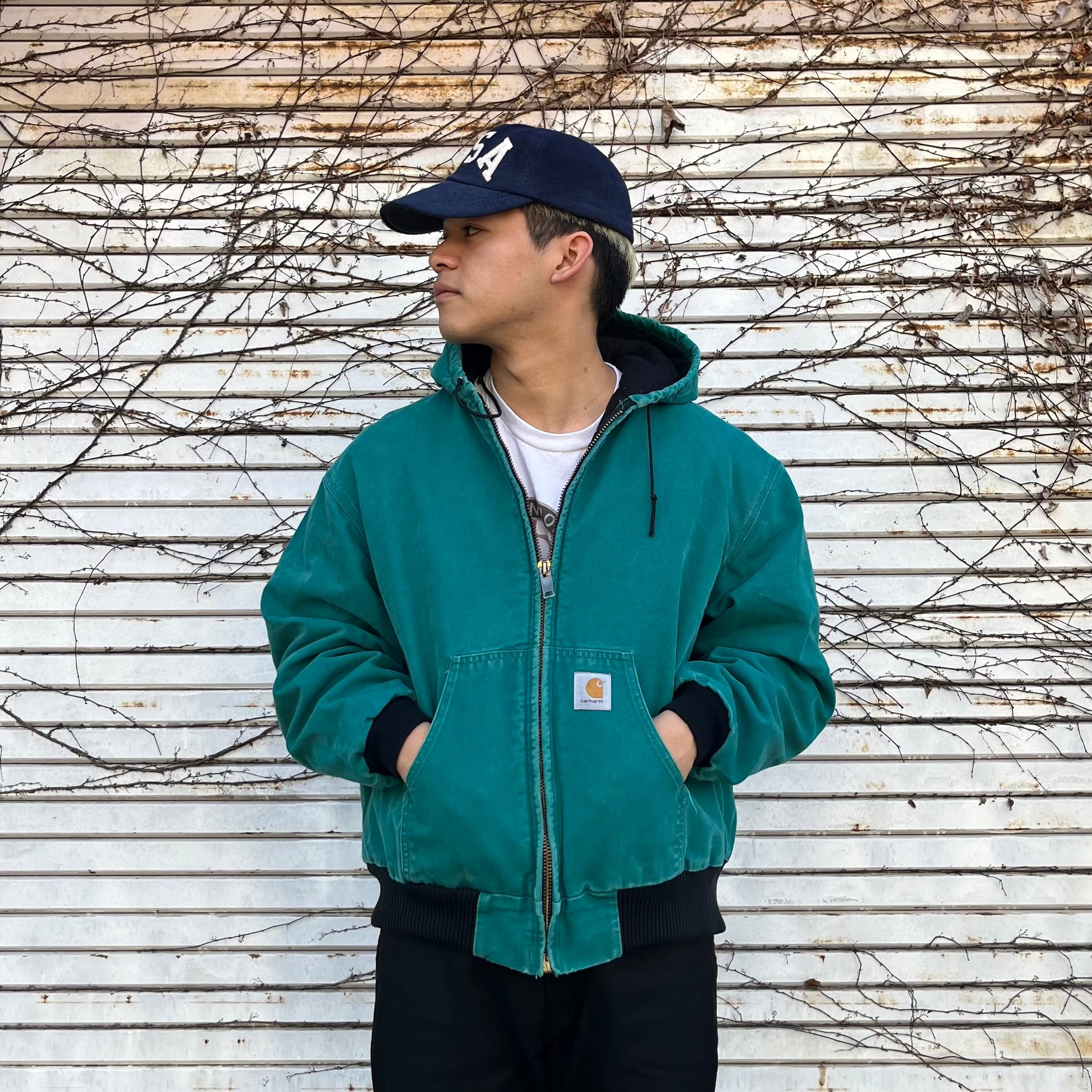 carhartt カーハート【XL】アクティブジャケット ダックジャケット 緑