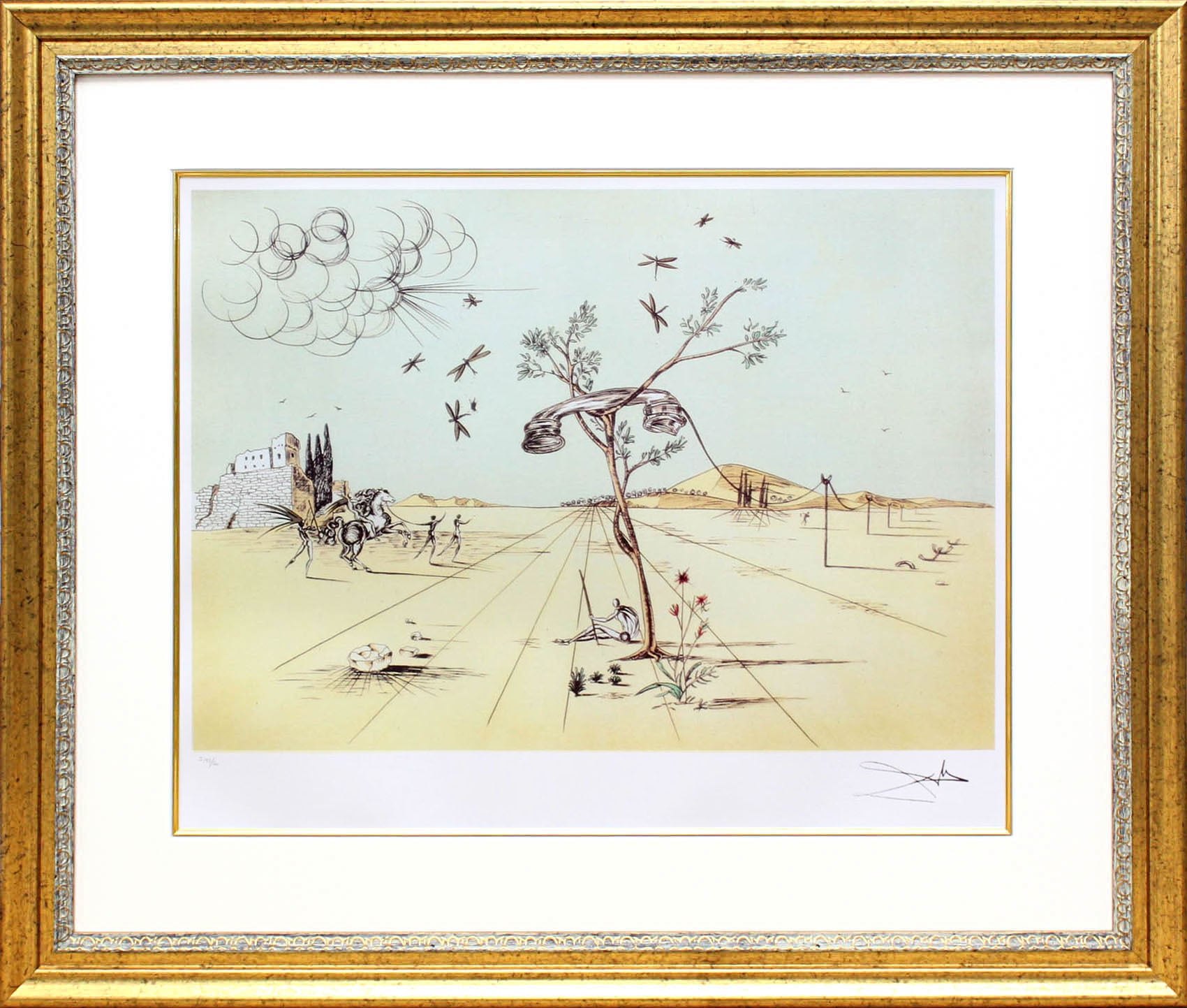 サルバドール・ダリ リトグラフ 「NO.4」 サルバドール ダリ「溶けた