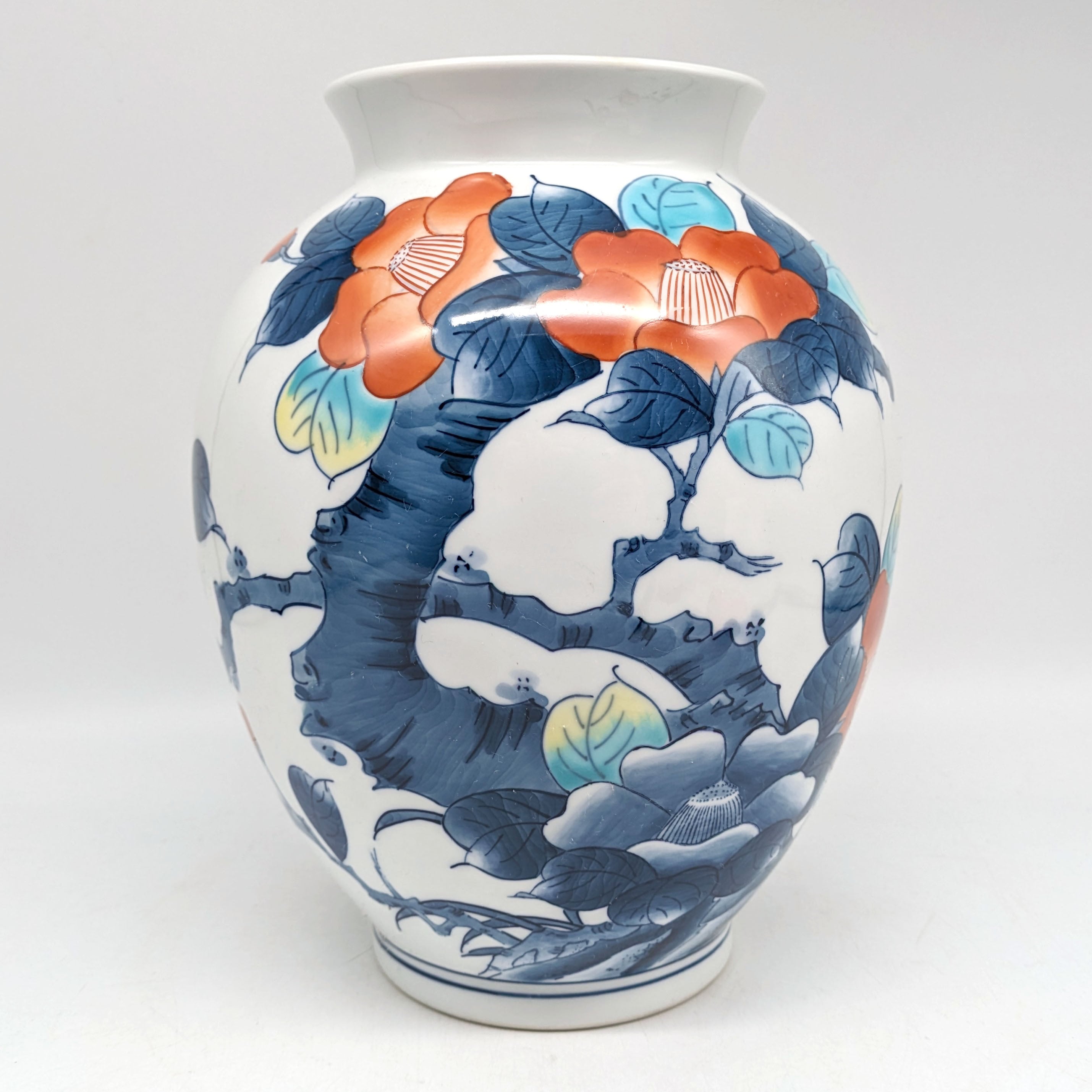 伊万里焼・鍋島焼・青山窯・花瓶・花器・フラワーべース・No.240120-07