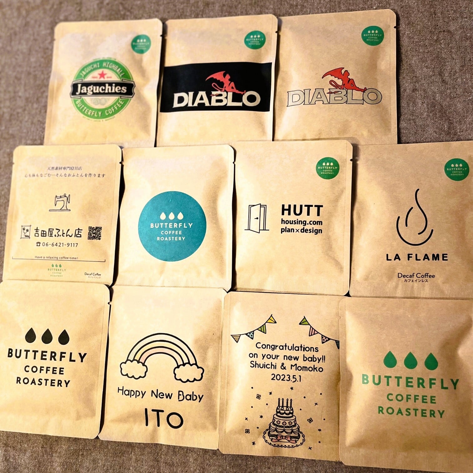 香りの名刺】100パック/オリジナルドリップバッグ／自分だけの珈琲