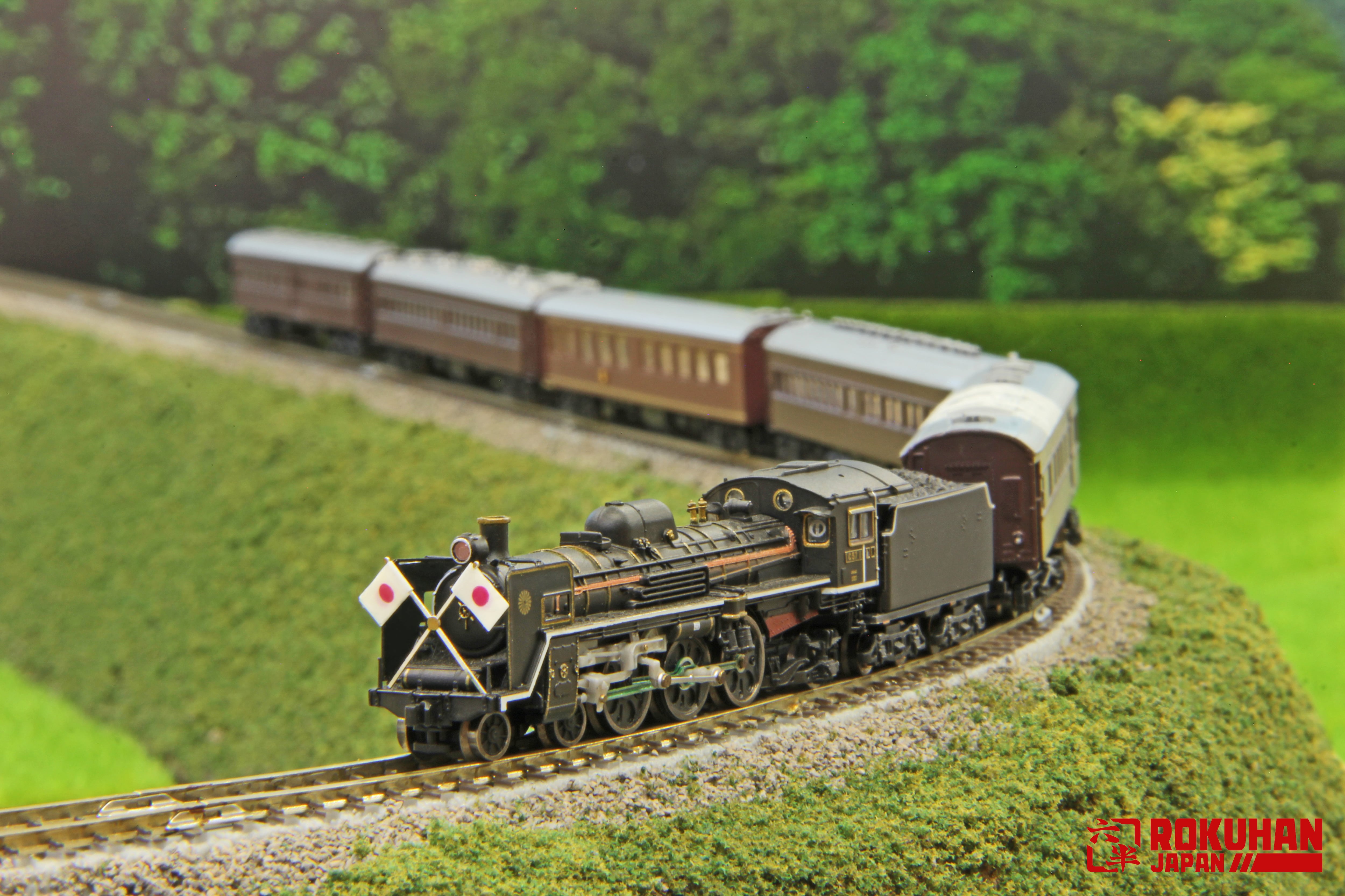 HOゲージ 蒸気機関車セット T027-3 国鉄C57形蒸気機関車1号機