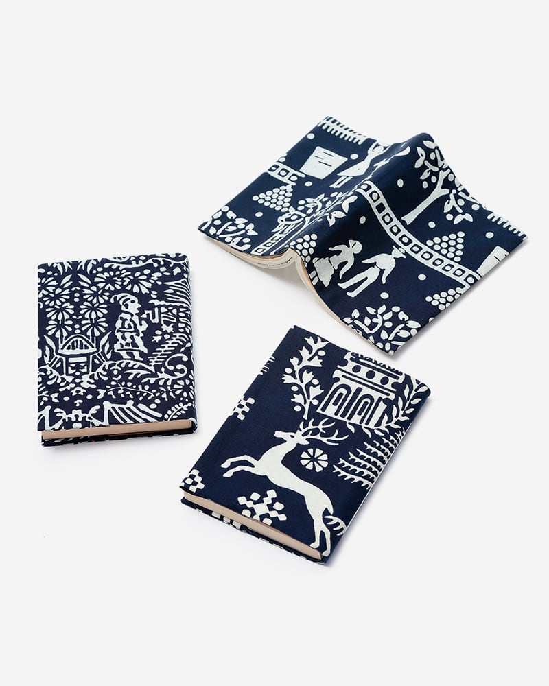 ブックカバー（文庫） | Violka / ヴィオルカ チェコの藍染め