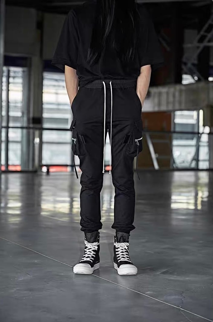 GRANCY】ラインストーンデザインレイヤードスウェットパンツ GRANCY