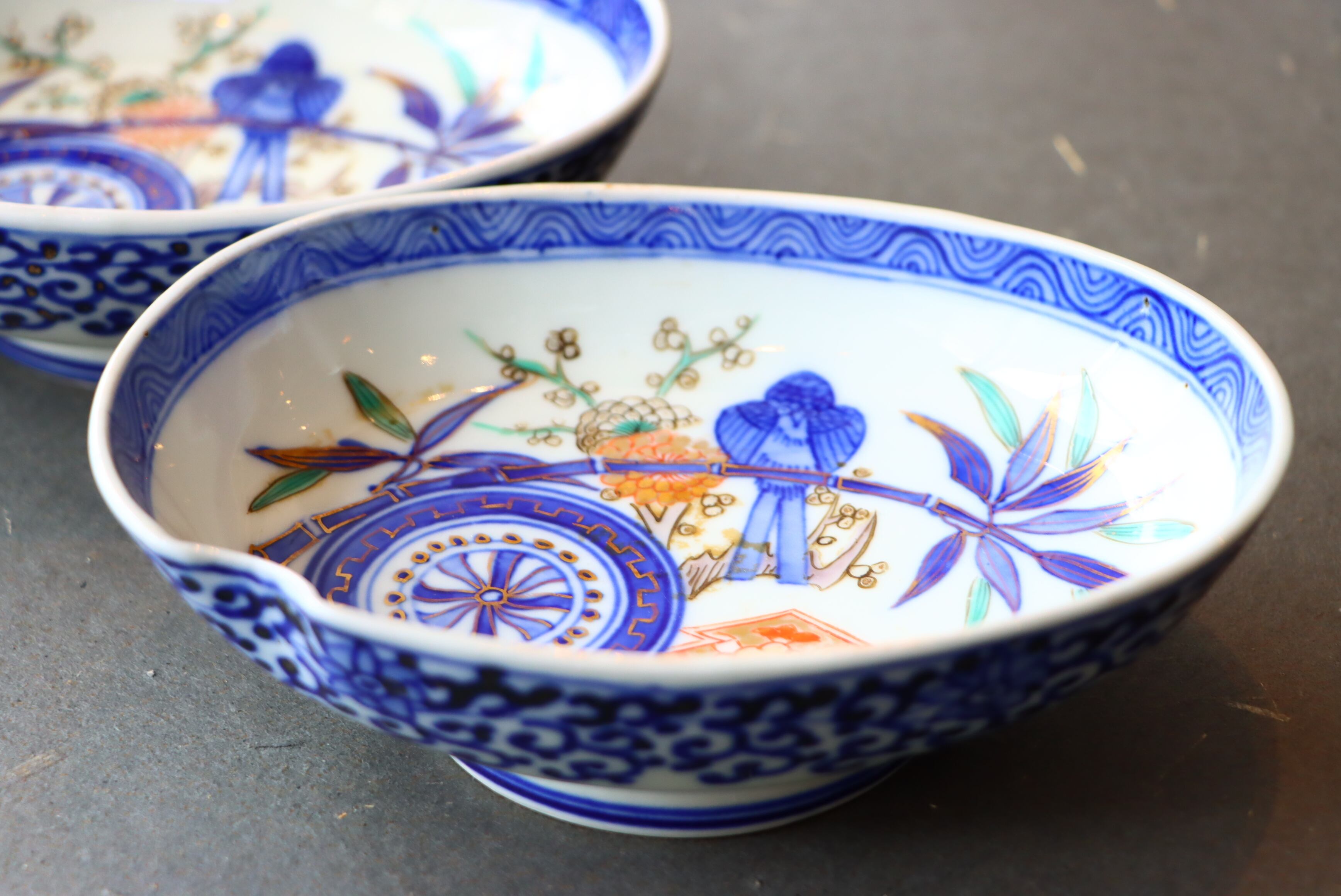 九谷焼 昇竜作 飾り大皿12号本金 松鷹 九谷焼 昇竜作 飾り大皿12号本金