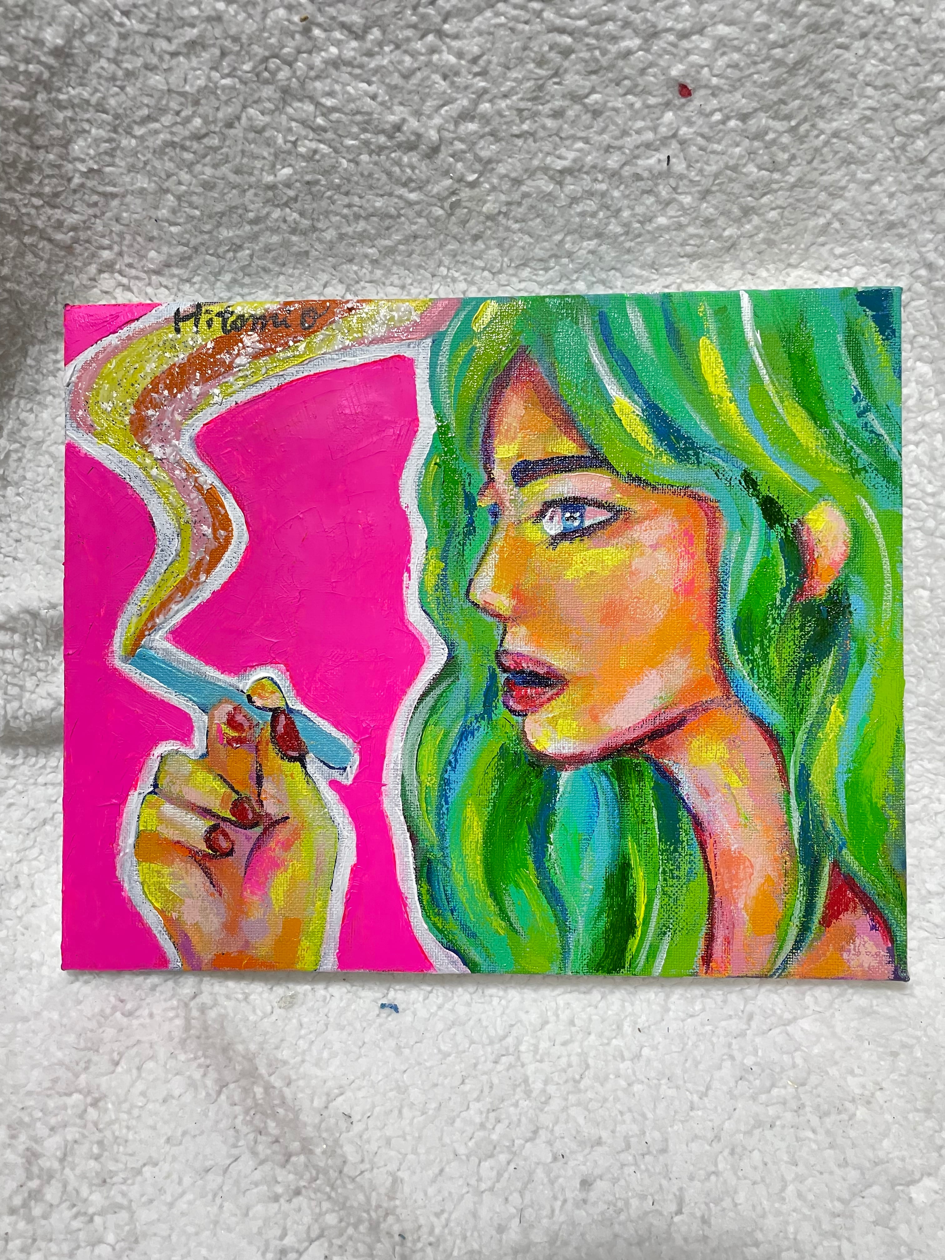 田渕眞兒 油絵 抽象画 抽象画シリーズ No.20- 田渕眞兒 油絵 抽象画