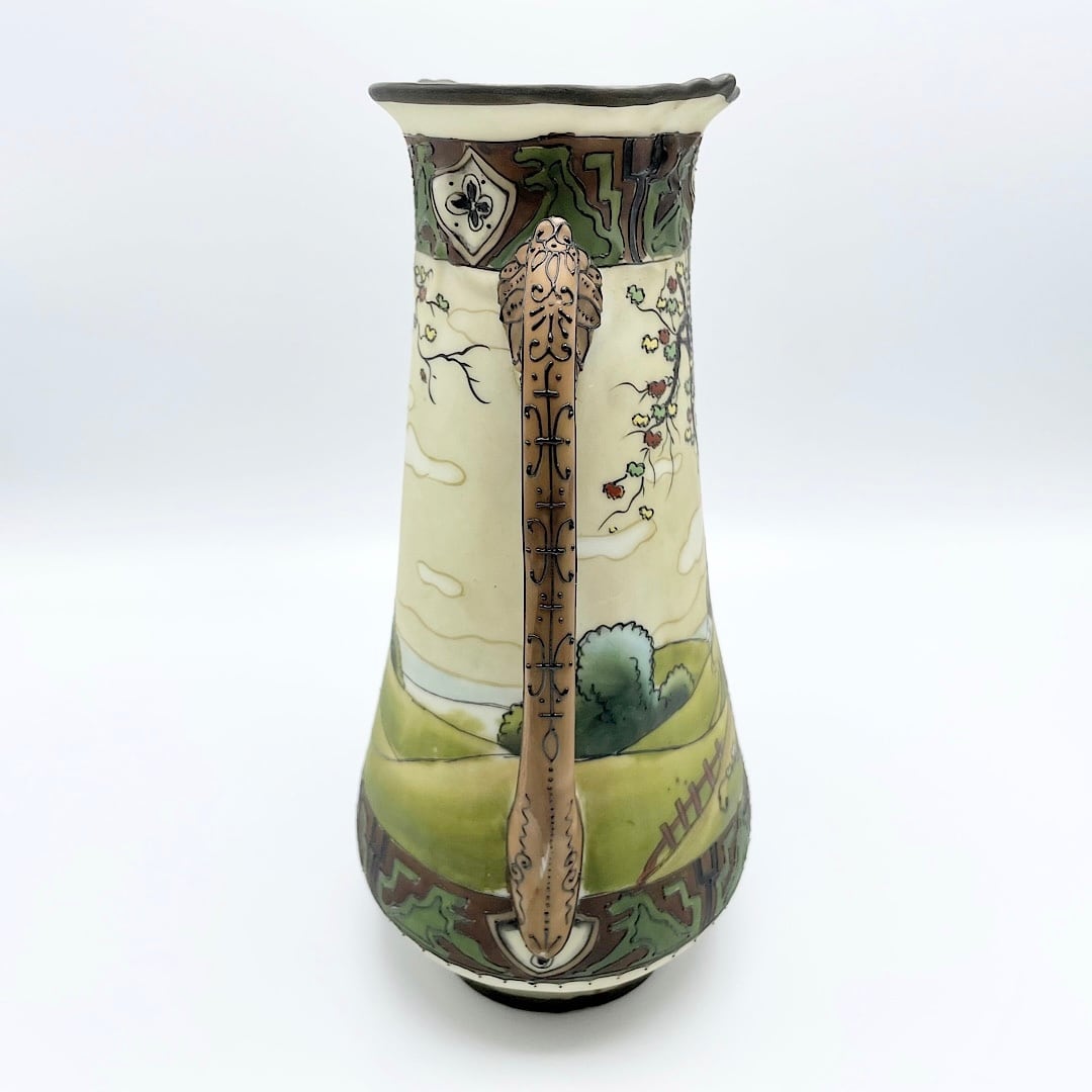 オールドノリタケ ウッドランド シュガーボウル クリーマー 一陳盛り