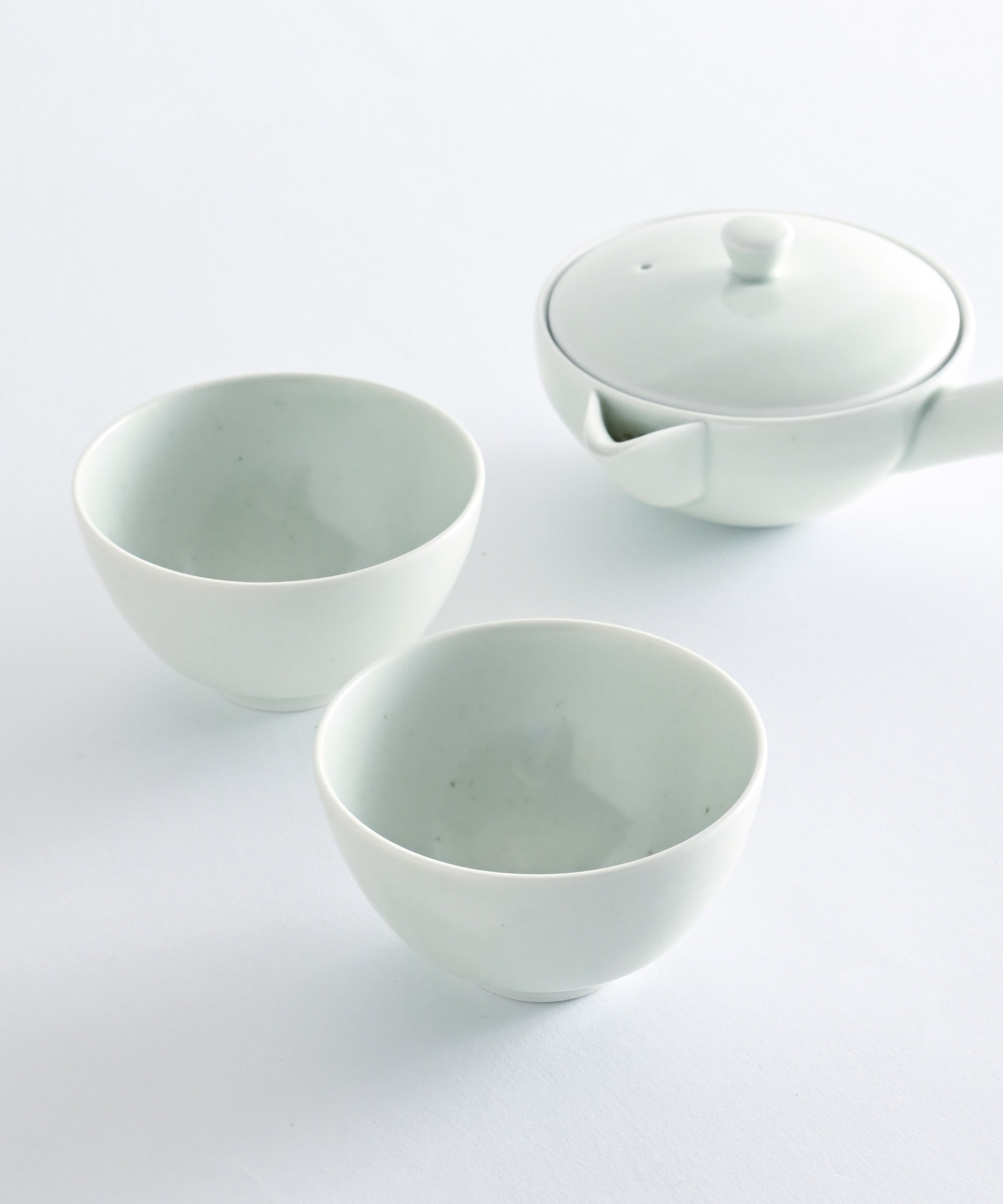 煎茶道具 賣茶好 染付 亥年白菜文 煎茶碗 5客 共箱 V 6194 煎茶道具 賣