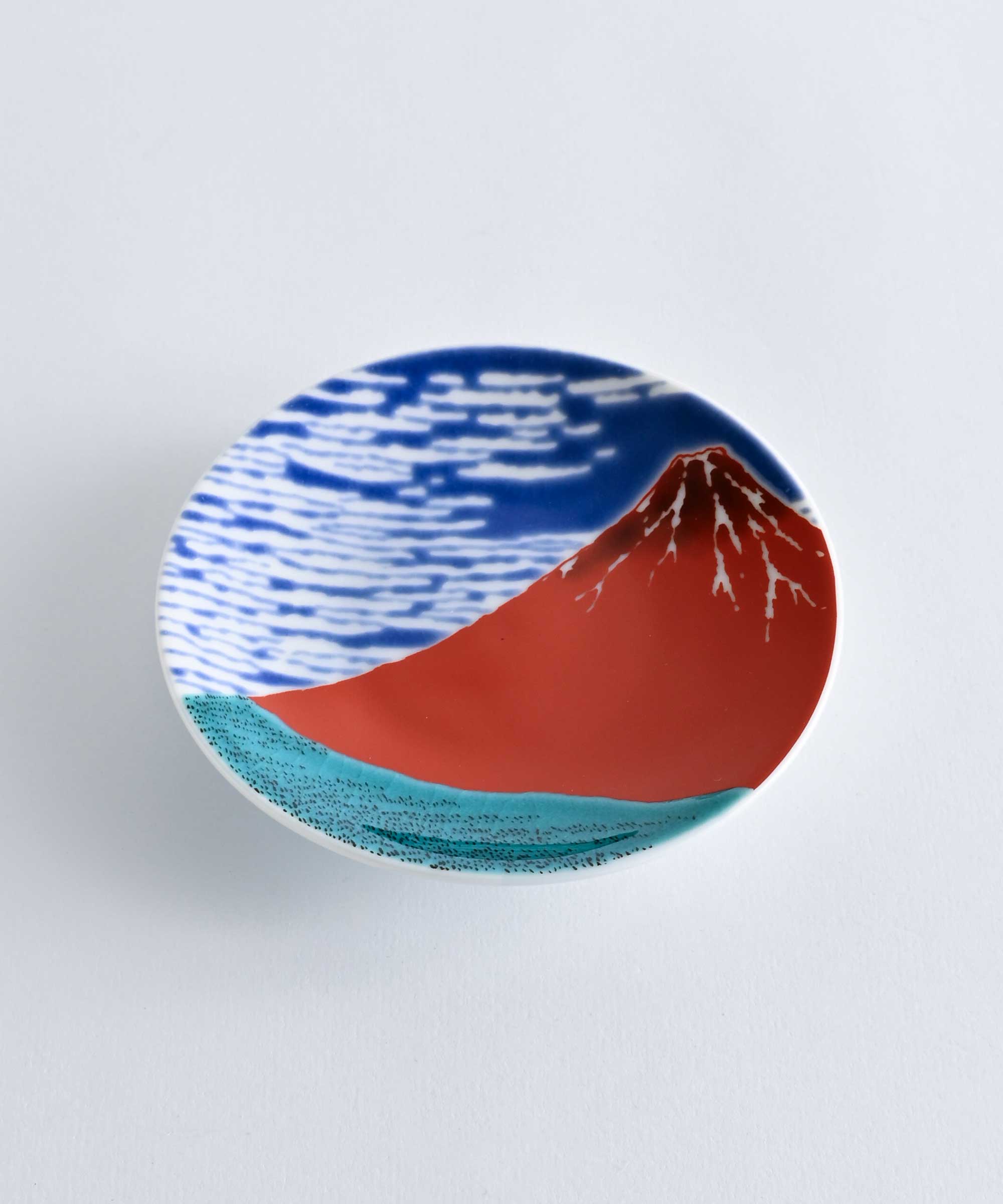 青郊/せいこう】縁起豆皿 赤富士 – BASIC AND ACCENT ONLINE STORE