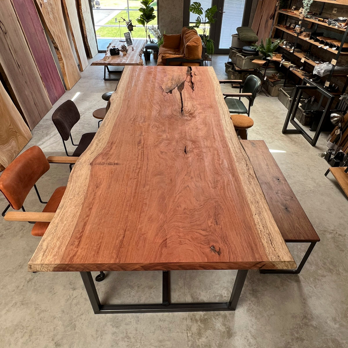 無垢一枚板 欅（ケヤキ）《G803》W2370/未仕上げ品 | オーダーメイドの