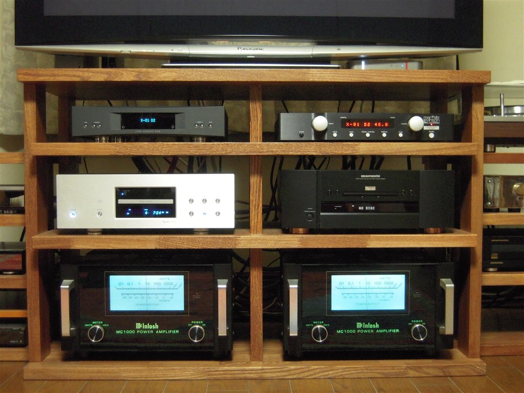 木製 ハンドメイド オーダー 日の字 水槽台 棚 アクアラック シェルフ