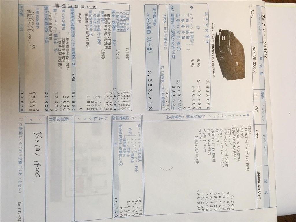 煌Ⅱの値引き交渉について』 トヨタ ヴォクシー のクチコミ掲示板