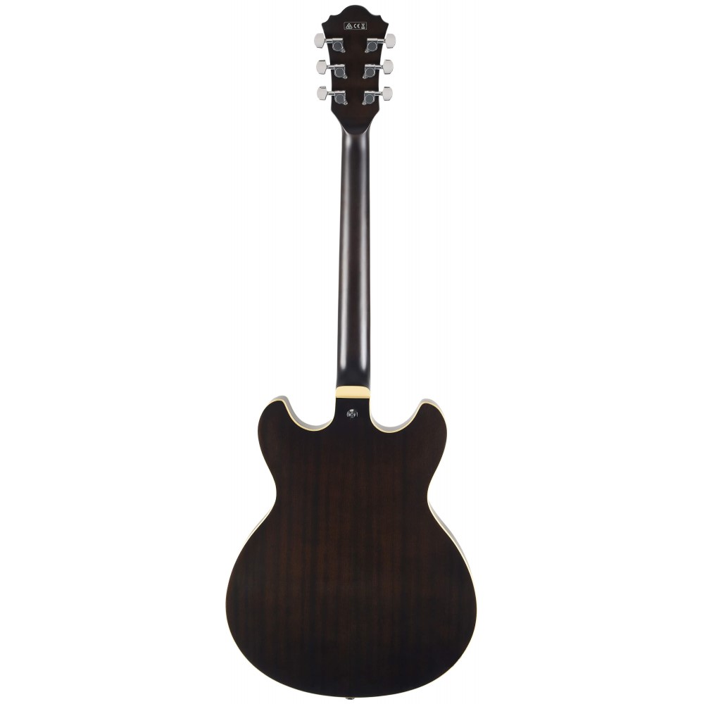 Ibanez AS53-TKF Artcore AS Series Electric Guitar, Transparent