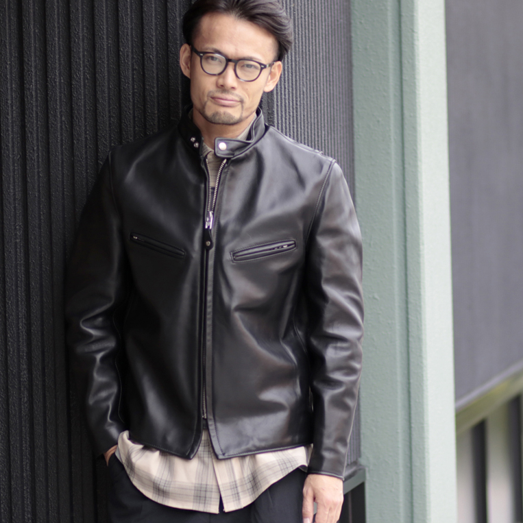 革ジャン schott ショット シングルライダース 36