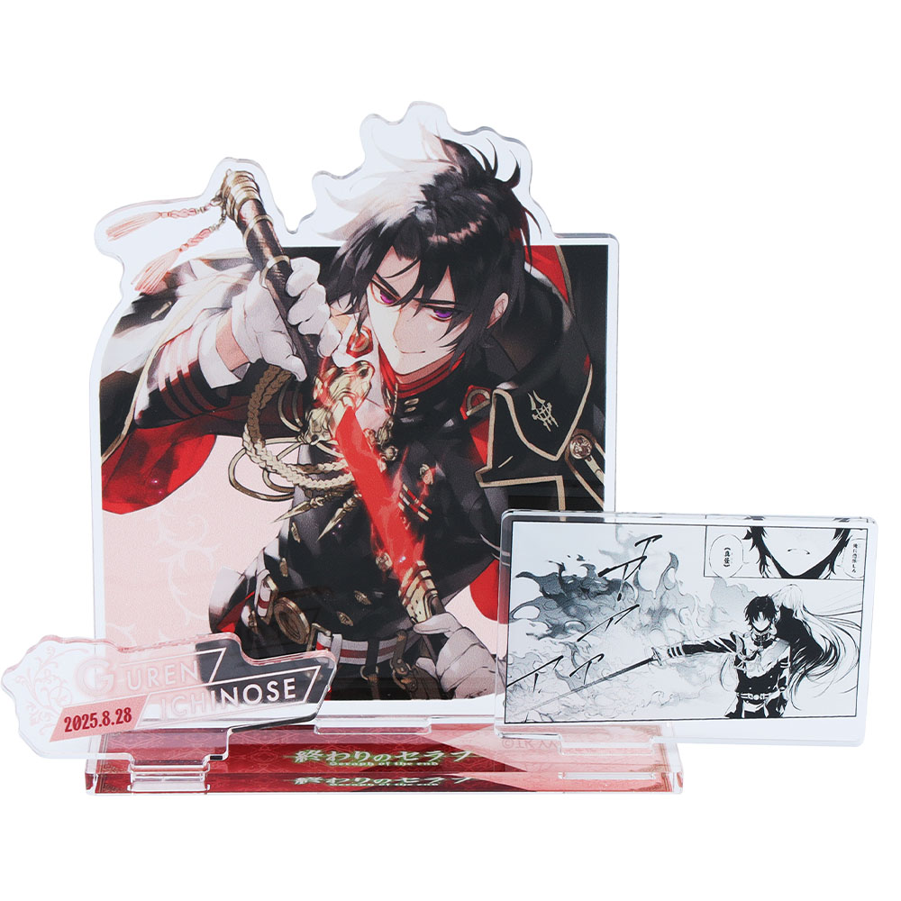 終わりのセラフ ミカエラ 優一郎 くじ 等身布ポスター バッジ セット