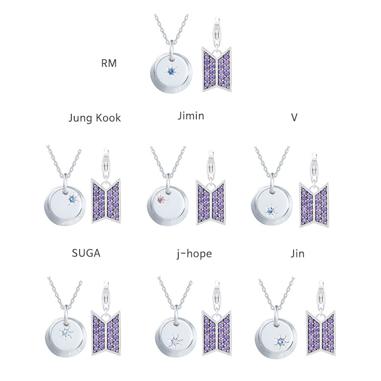 BTS X STONEHENGE Birth Charm Set 2items | Best Price and Fast