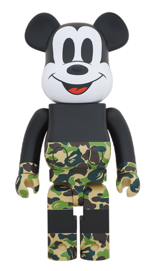 BE@RBRICK BAPE®️MICKEY MOUSE 1000％