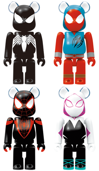 スパイダーマン ベアブリック ハッピーくじ まとめ売り ハッピーくじ