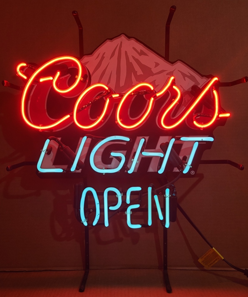 Coors Light Beer Neon Sign