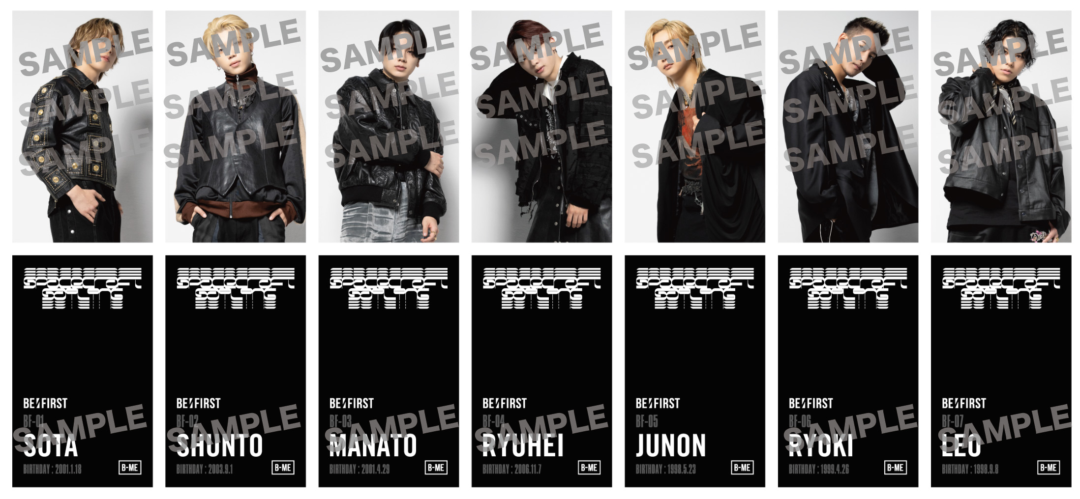 2025/02/05(水)発売 BE:FIRST 6th Single 'Spacecraft / Sailing' ご