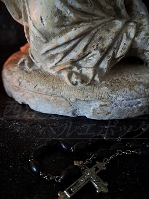 西洋アンティーク ベルエポック エンジェル祈り 天使の石膏像 ／アート