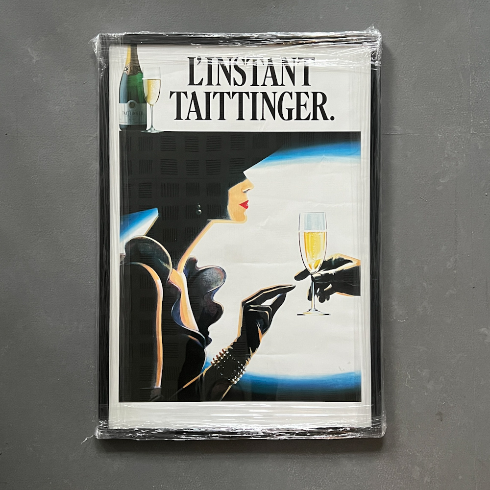 ベルビュー ヴィンテージのランスタン テタンジェ シャンパン ポスター