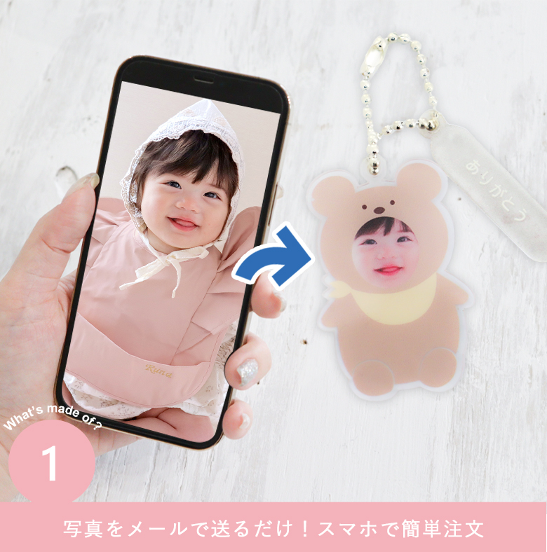 ソープフラワー ピッコロブーケ+着ぐるみキーホルダーセット｜ベルビー