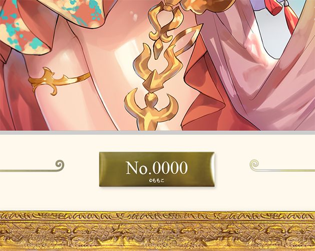 ももこ氏オリジナルイラスト』 キャラファイングラフ ももこ氏