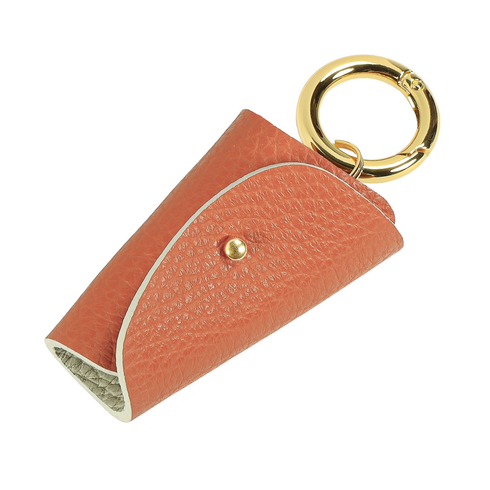 イニシャル刻印で世界に一つだけ バイカラーキーケース イニシャル刻印