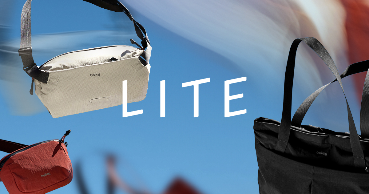 Lite | 軽量バッグ、バックパック、ベルトバッグ、ボストンバッグ