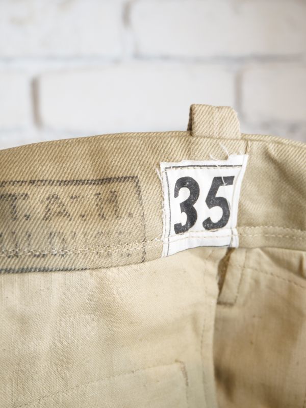 DEADSTOCK FRENCH ARMY M52 CHINO PANTS 後期 size35 デッドストック