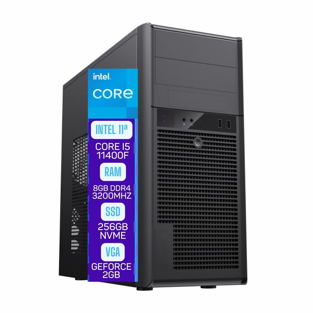 Computador Skill Pro i5 11400F, 8GB, SSD 256GB, Geforce 2GB