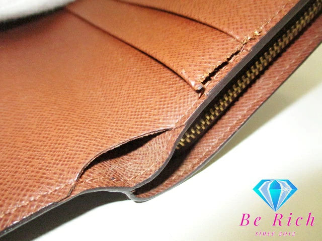 ルイ ヴィトン LOUIS VUITTON 二つ折り財布 モノグラム ポルト パピエ