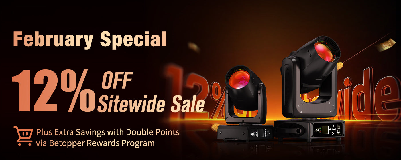 Betopper LM30A 8x3W Mini Spider Moving Head Stage Light