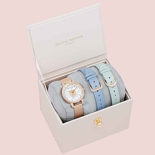 オリビア・バートン-立体フラワーダイヤルウォッチ「3Dデイジー