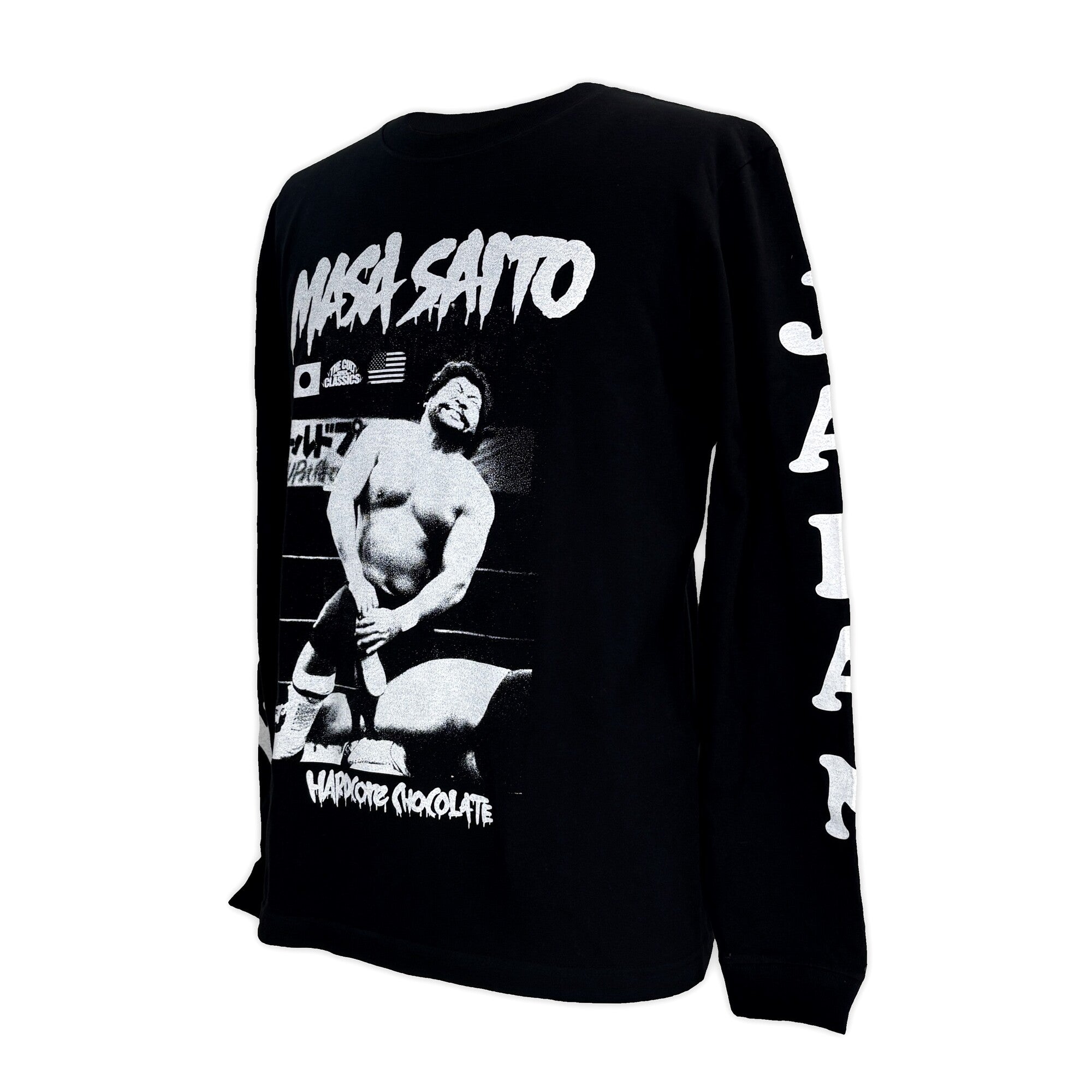 マサ斎藤 2024 ロングスリーブTシャツ (JAPAN・ブラック) – プロレス